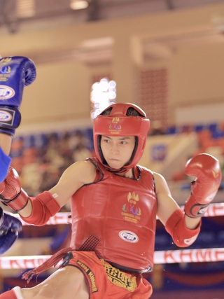 SEA Games 32: Võ sĩ kun khmer Việt Nam đánh gục VĐV chủ nhà Campuchia