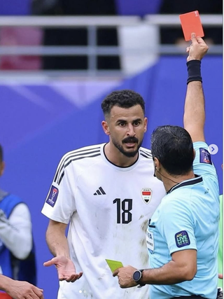 Asian Cup: Ngôi sao Iraq lên tiếng sau chiếc thẻ đỏ gây tranh cãi dữ dội