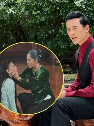 Lương Thế Thành xót xa khi Thúy Diễm bị Dương Cẩm Lynh tát trên phim