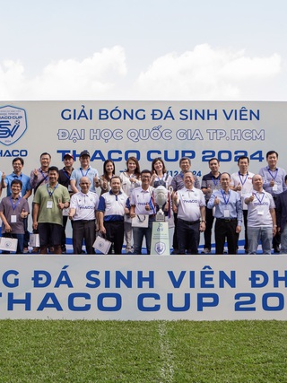 Ấn tượng lễ khai mạc giải bóng đá sinh viên ĐHQG TP.HCM - THACO Cup 2024