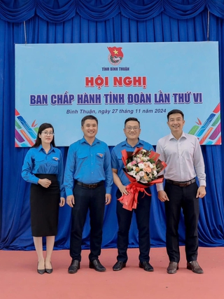 Anh Đoàn Minh Tâm làm Phó bí thư Tỉnh đoàn Bình Thuận