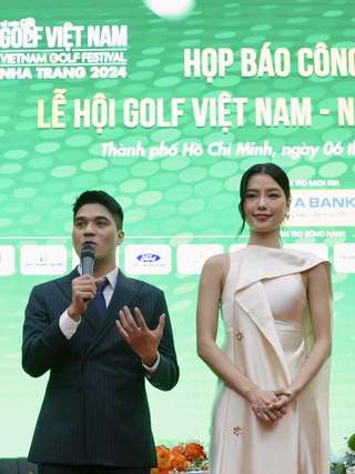 Á hậu Hoàng Nhung làm đại sứ lễ hội golf Việt Nam - Nha Trang 2024 