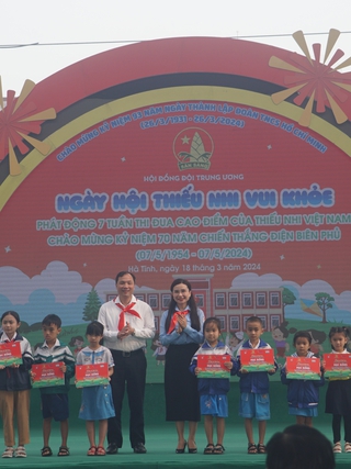 Hơn 5 triệu học sinh tham gia ngày hội 'Thiếu nhi vui khỏe'