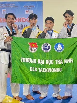 Trường ĐH Trà Vinh giành 6 huy chương tại giải vô địch taekwondo SV toàn quốc