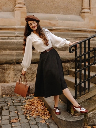 Phong cách vintage không 'già sến', nếu như bạn áp dụng các công thức phối đồ này