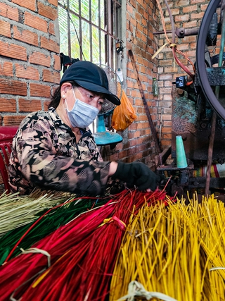 Làng nghề chiếu cói hơn 300 năm ở Bình Định