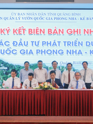 Kêu gọi đầu tư 9 điểm, 11 tuyến du lịch ở Phong Nha - Kẻ Bàng