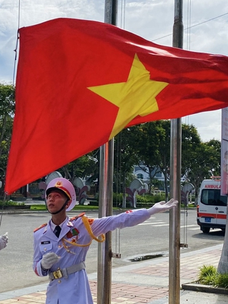 Trang nghiêm lễ thượng cờ Đại hội thể thao học sinh Đông Nam Á lần thứ 13