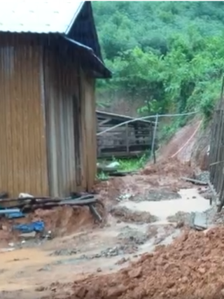 Bão số 4: Mưa lớn, một số thôn bản miền núi Quảng Trị bị cô lập
