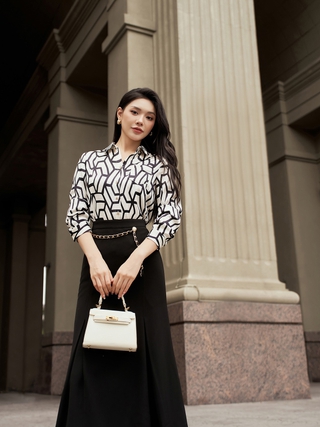 Áo sơ mi giúp nàng toát lên phong thái đầy sang trọng