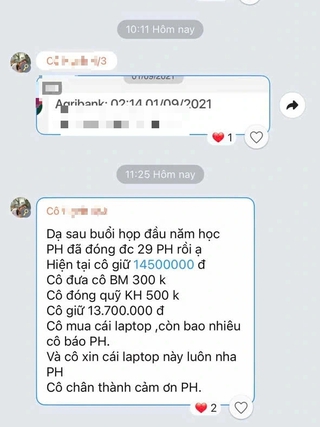Giáo viên tiểu học 'xin hỗ trợ cái laptop', phụ huynh bức xúc