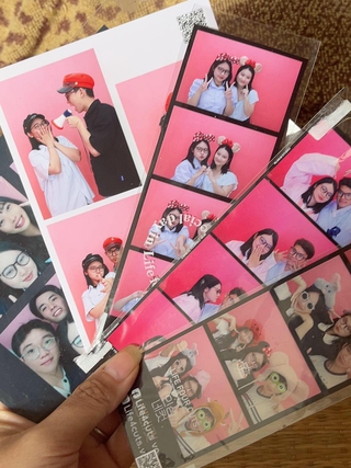 Chụp ảnh theo phong cách Hàn Quốc tại photo booth đang trở thành trào lưu