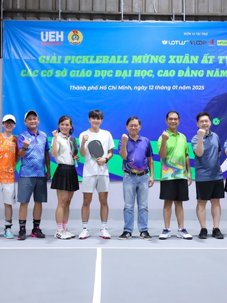 Sôi nổi giải pickleball các cơ sở giáo dục ĐH, CĐ mừng xuân Ất Tỵ 2025