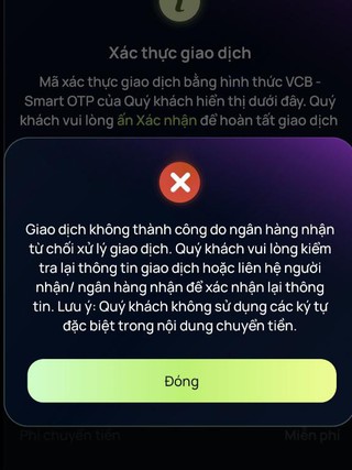 Bực mình khi chuyển tiền lì xì qua dịch vụ ngân hàng trực tuyến không thành công