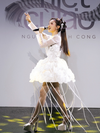 Phương Mỹ Chi, Lương Thùy Linh nổi bật tại sàn diễn 'Miệt cù lao'