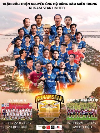 Hai trận đấu 'Hãy chia nhau hơi ấm của trái tim' hướng về miền Trung