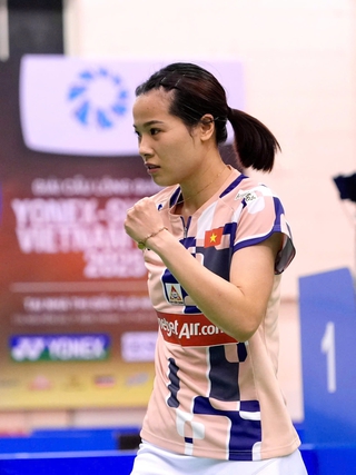 Nguyễn Thùy Linh giành chiến thắng chóng vánh ở giải cầu lông Hàn Quốc Masters
