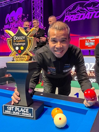 Billards: Thắng ấn tượng thiên tài Caudron, Trần Quyết Chiến vô địch và nhận tiền thưởng khủng