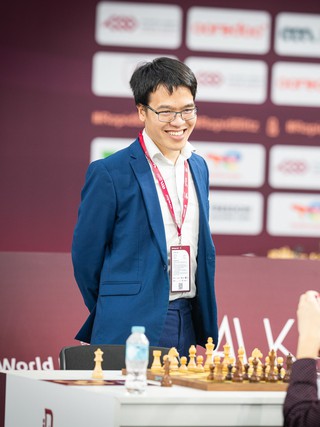 Kỳ thủ Lê Quang Liêm bất bại ở giải cờ vua nhanh, chớp thế giới 2025
