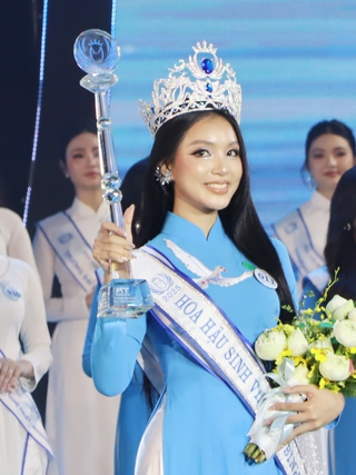 Cô gái 20 tuổi đăng quang Hoa hậu Sinh viên Hòa bình Việt Nam