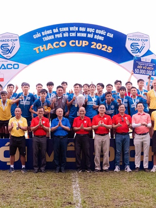 Chiến thắng nghẹt thở, Trường ĐH Bách khoa lần thứ 2 vô địch THACO CUP