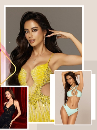 Sắc vóc bốc lửa của mẹ hai con được Hồ Ngọc Hà đặt nhiều kỳ vọng tại Miss Global 2024