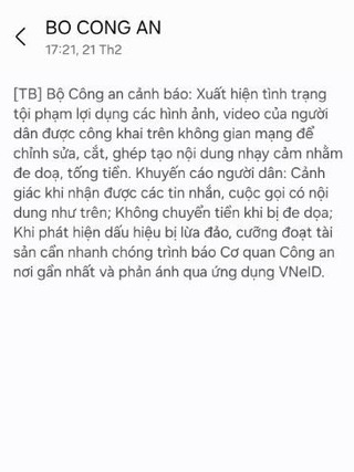 Cảnh báo thủ đoạn cắt ghép hình ảnh, tạo nội dung nhạy cảm để tống tiền