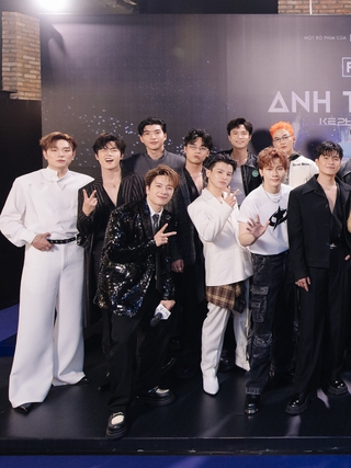 Hieuthuhai, Dương Domic hội tụ tại buổi công chiếu phim 'Anh trai say hi'