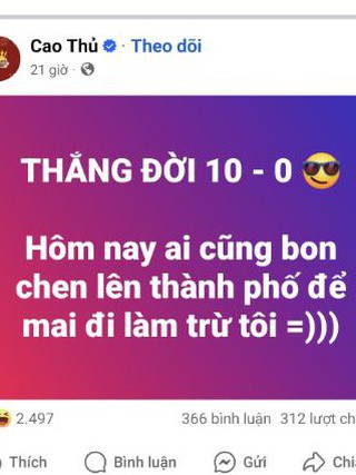 'Thắng đời 1 – 0' là gì mà làm người trẻ thích thú?