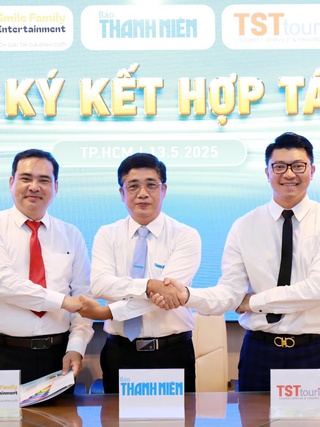Báo Thanh Niên ký kết hợp tác với Công ty SFAMIEN và TST Tourist