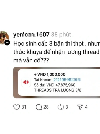 Mạng xã hội Threads trả lương cho người dùng?