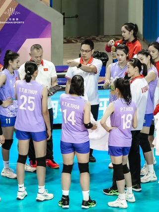 Đội tuyển bóng chuyền Việt Nam thua sít sao U.21 Hà Lan giải Thượng Hải Future Stars