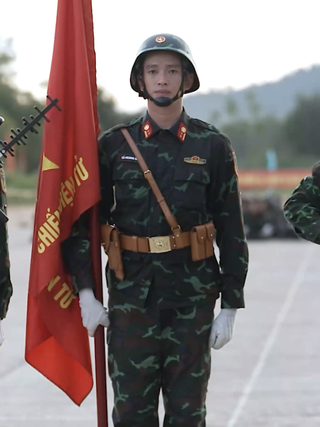 Thượng úy Lê Hoàng Hiệp chính thức xuất hiện ở 'Sao nhập ngũ'
