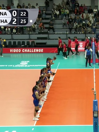 U.21 Thái Lan thắng chóng vánh chủ nhà U.21 Indonesia tại giải bóng chuyền thế giới