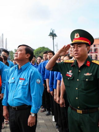 Lễ chào cờ đặc biệt khẳng định niềm tự hào 'Tôi yêu Tổ quốc tôi'