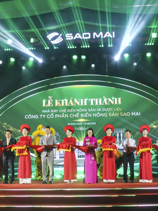 Khánh thành nhà máy chế biến nông sản và dược liệu 500 tỉ đồng