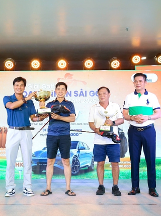 Golfer Nguyễn Nam Sơn vô địch giải golf doanh nhân Sài Gòn - Swing For Dream 2025