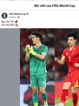 FIFA và AFC thi nhau khen U.23 Việt Nam: 'Bay như TK1, sút như ĐB7'