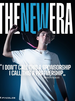 Facolos hợp tác với tay vợt pickleball số 2 thế giới Gabriel Tardio