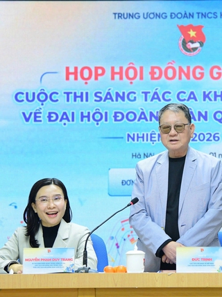 Đã chọn được tác phẩm xuất sắc của cuộc thi Sáng tác ca khúc Đại hội Đoàn XIII