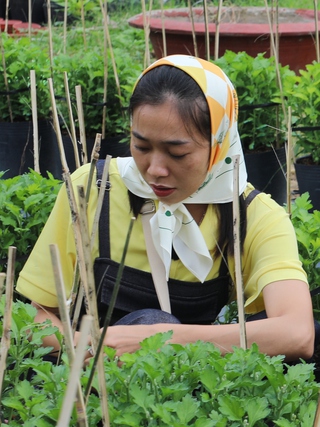 Xôn xao hình ảnh nữ diễn viên đi làm thuê với thu nhập 25.000 đồng/giờ