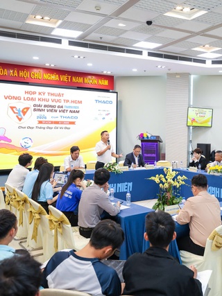 Giải TNSV cập nhật luật mới như VCK U.23 châu Á 2026, rất bài bản và chuyên nghiệp