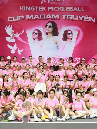 Nữ doanh nhân Madam Truyền với giải pickleball đặc biệt ấn tượng dành cho phái nữ