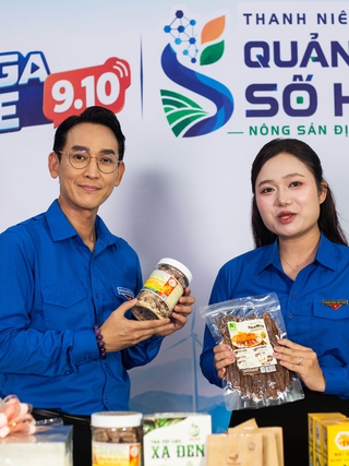 Diễn viên Hứa Vĩ Văn tham gia Mega Live, quảng bá nông sản Quảng Trị