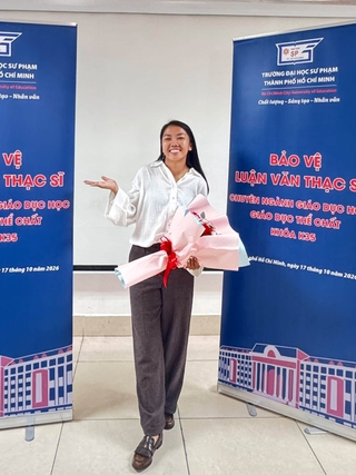 'Cô giáo' Huỳnh Như bảo vệ thành công luận văn thạc sĩ tại Trường ĐH Sư phạm TP.HCM