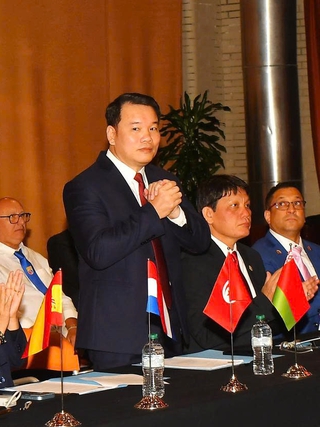 TS Nguyễn Ngọc Anh làm Chủ tịch Liên đoàn thế giới Võ cổ truyền Việt Nam