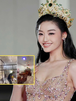 Hoa hậu Yến Nhi sửa nhà cho ba mẹ ở quê