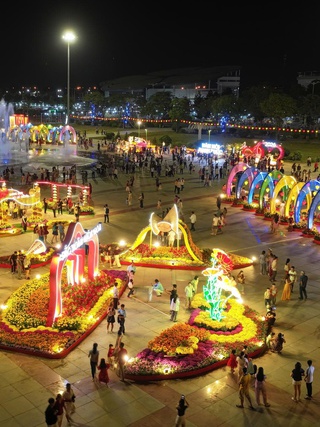 Những đường hoa xuân rực rỡ nhất 'xứ hoa' Đồng Tháp