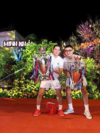 Diễn viên Huy Khánh lần đầu vô địch giải pickleball