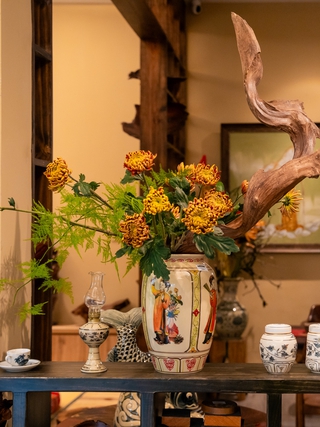 Triển lãm gốm Chu Đậu và nghệ thuật cắm hoa Ikebana